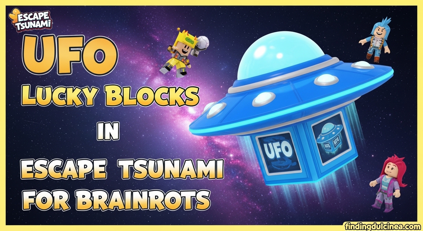 UFO Lucky Blocks in Escape Tsunami For Brainrots