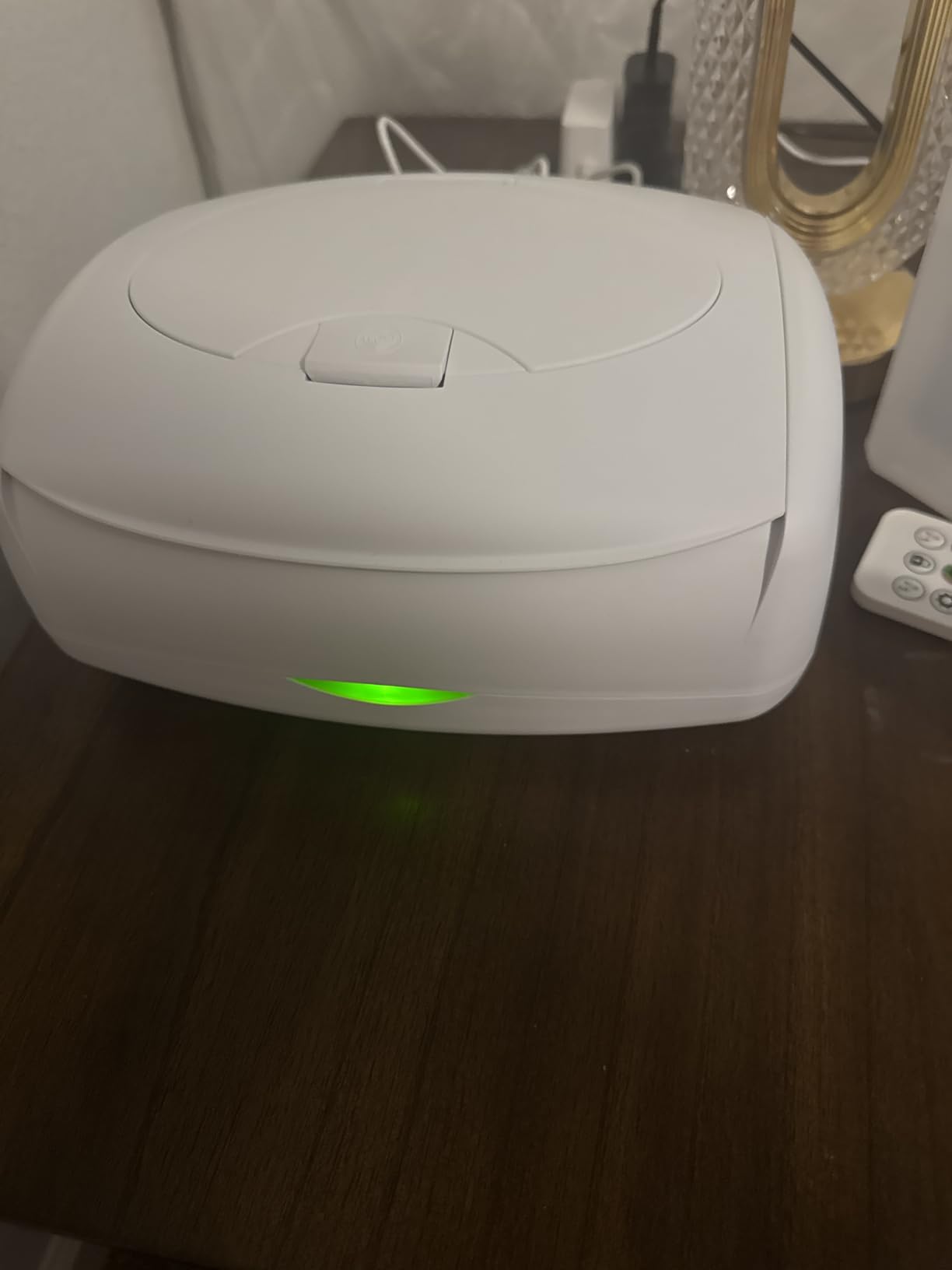 Prince Lionheart Ultimate Wipes Warmer with an Integrated Nightlight - Pop-Up Wipe Access with everFRESH Pillow System customer photo 2