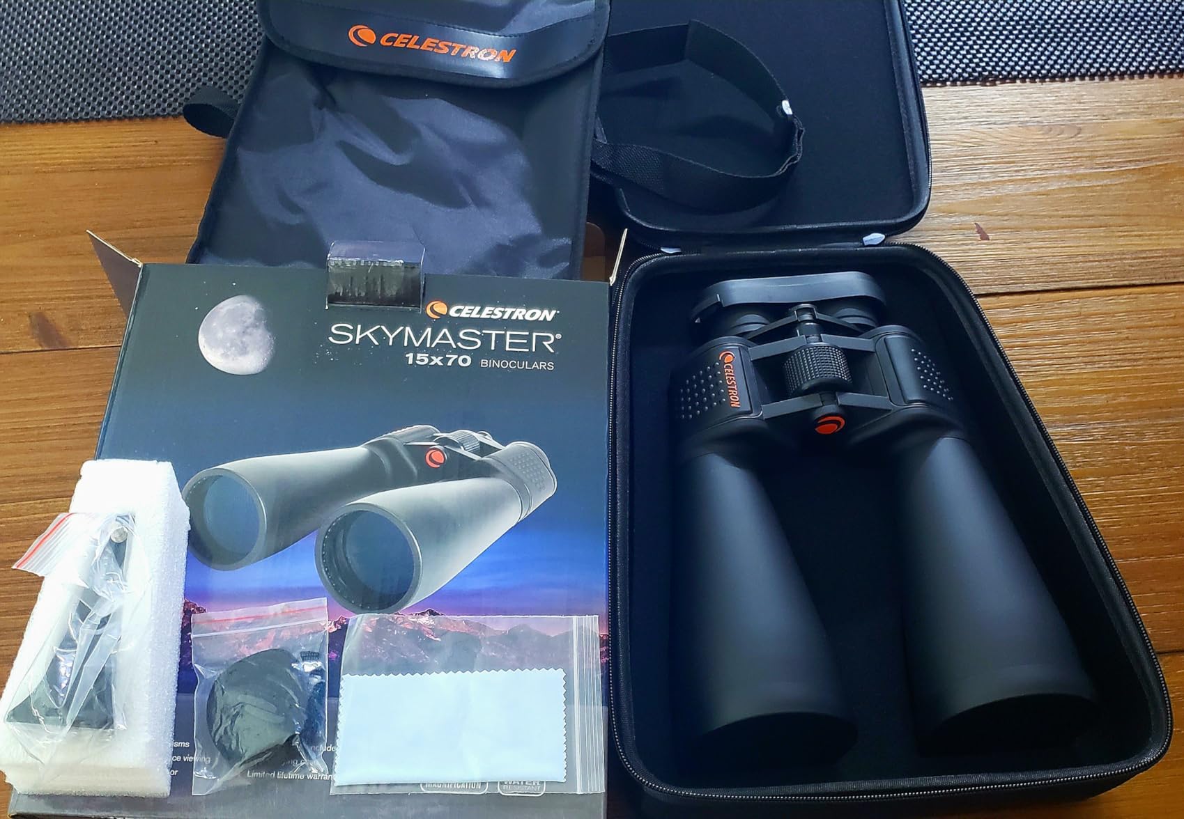 Celestron SkyMaster 15x70 Astronomy Binoculars - Bestselling Binoculars for Stargazing and Long-Range Viewing - Includes Tripod Adapter and Carry Case - Multi-Coated Optics customer photo 1