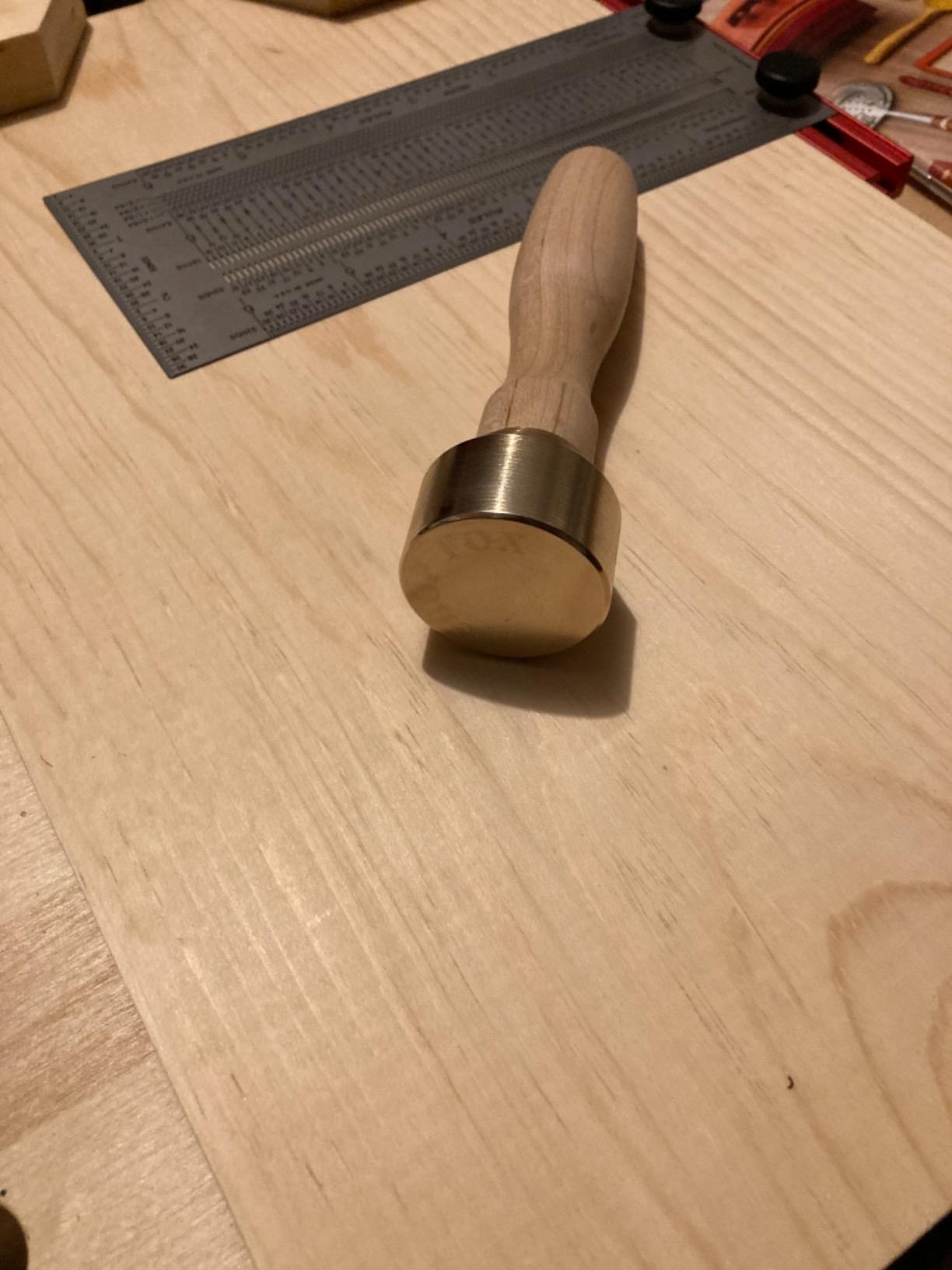 Shop Fox D2809 8-Ounce Brass Head Mallet customer photo 1