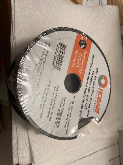 Hobart H222108-R19 2-Pound E71T-11 Carbon-Steel Flux-Cored Welding Wire, 0.035-Inch customer photo 2