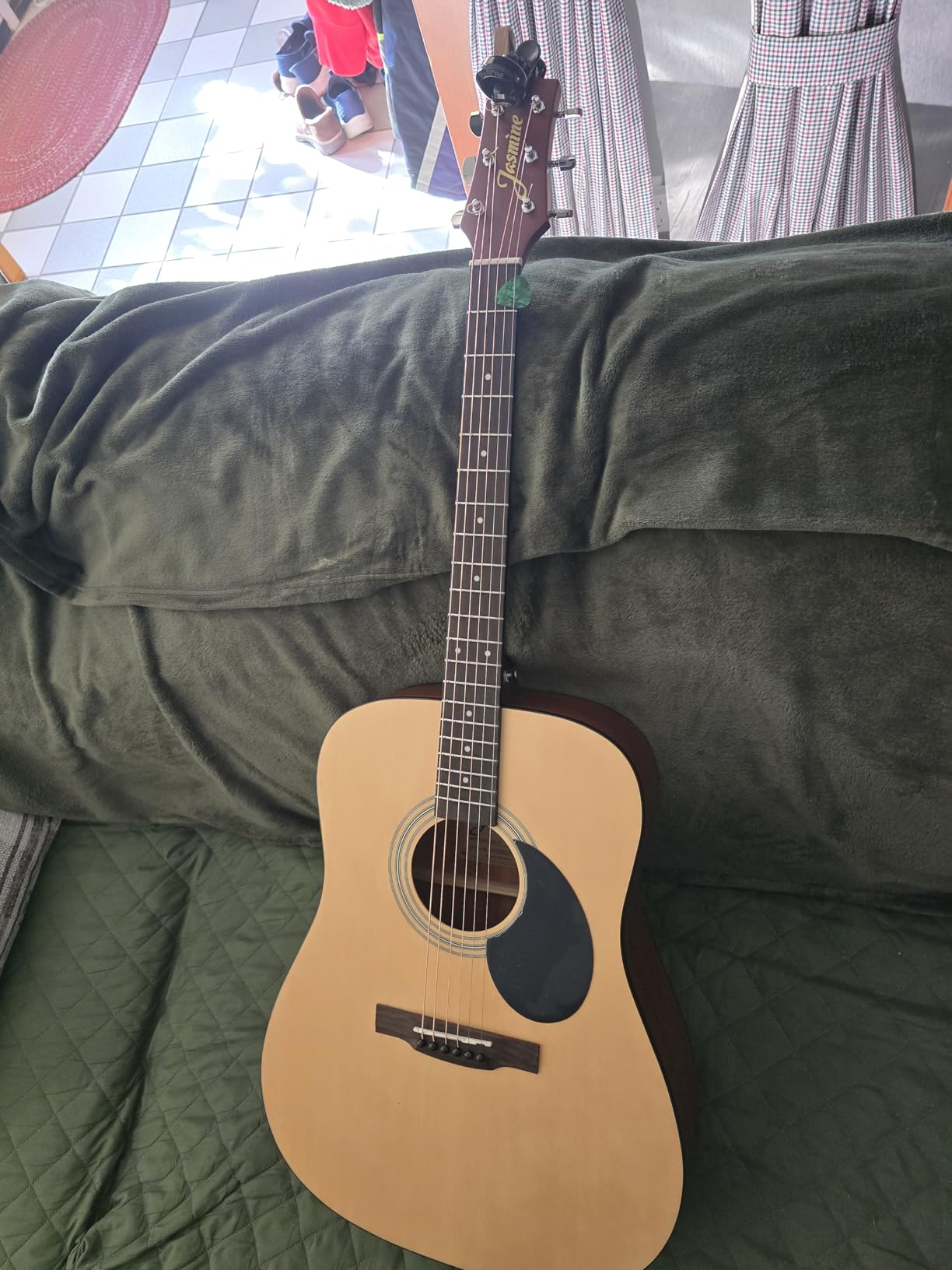 Jasmine S35 Dreadnought Acoustic Guitar, Rosewood Fingerboard, Advanced X Bracing, Natural Finish customer photo 1