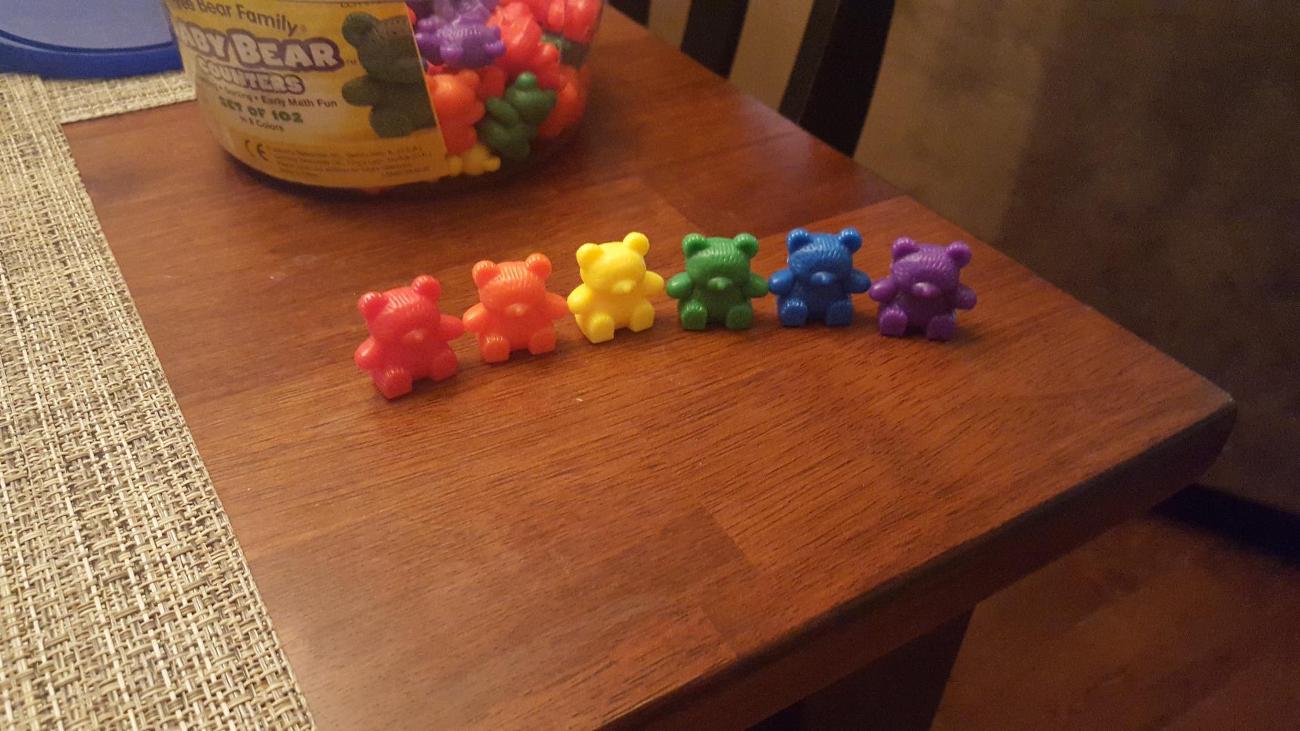 Learning Resources Baby Bear Counters - 102 Pieces, Ages 3+ | Grades Pre-K+ Toddler Learning Toys, Counters for Kids, Counting Manipulatives, Teddy Bear Counters customer photo 2