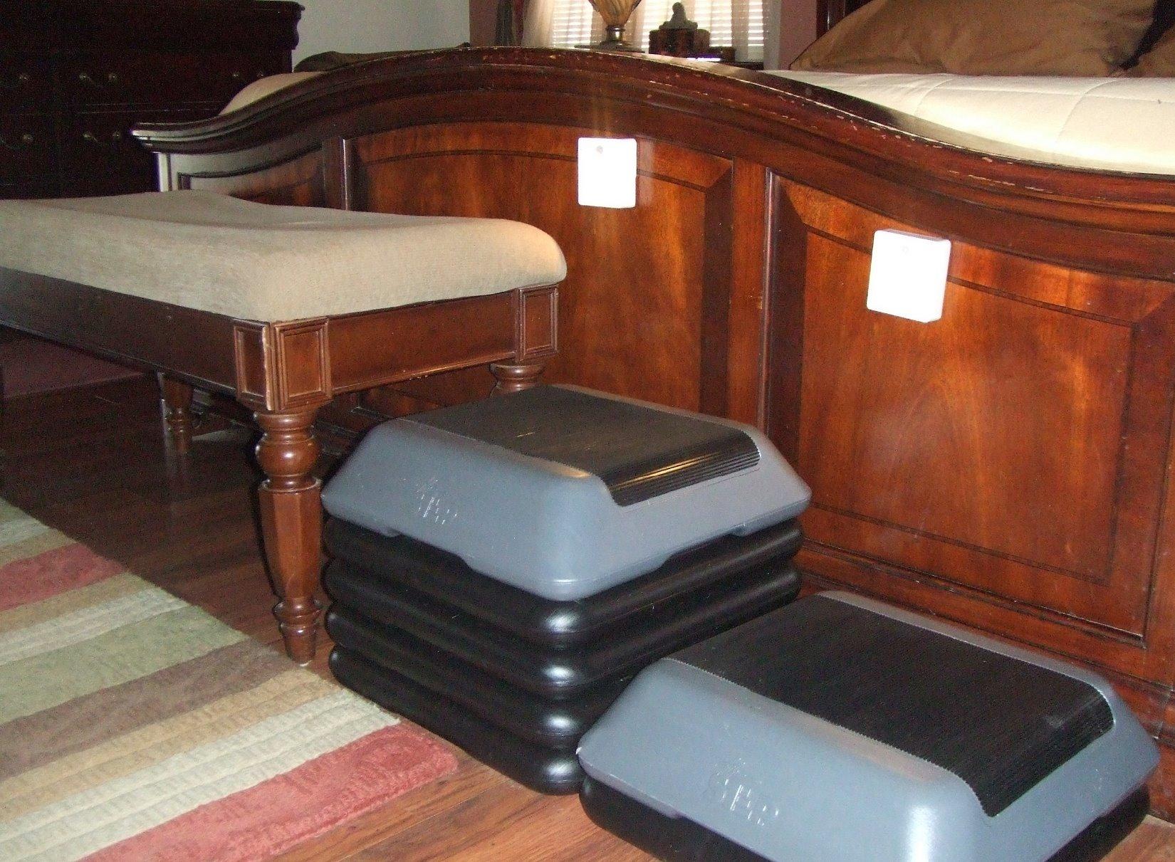The Step Adjustable High Step Aerobic Platform with 4 Risers, Home Gym Workout Equipment, Fitness Exercise Equipment Made in the USA customer photo 1