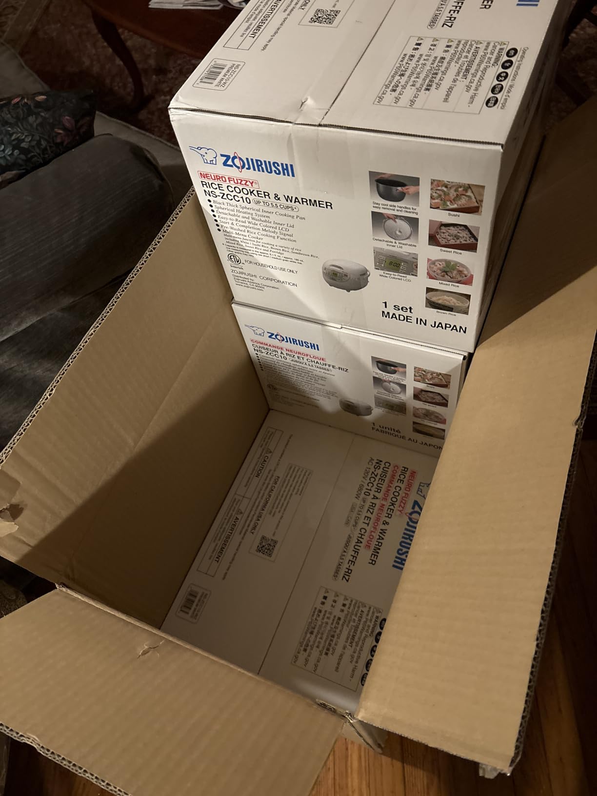 Zojirushi Neuro Fuzzy 10-Cup Rice Cooker and Warmer (Premium White) customer photo 2