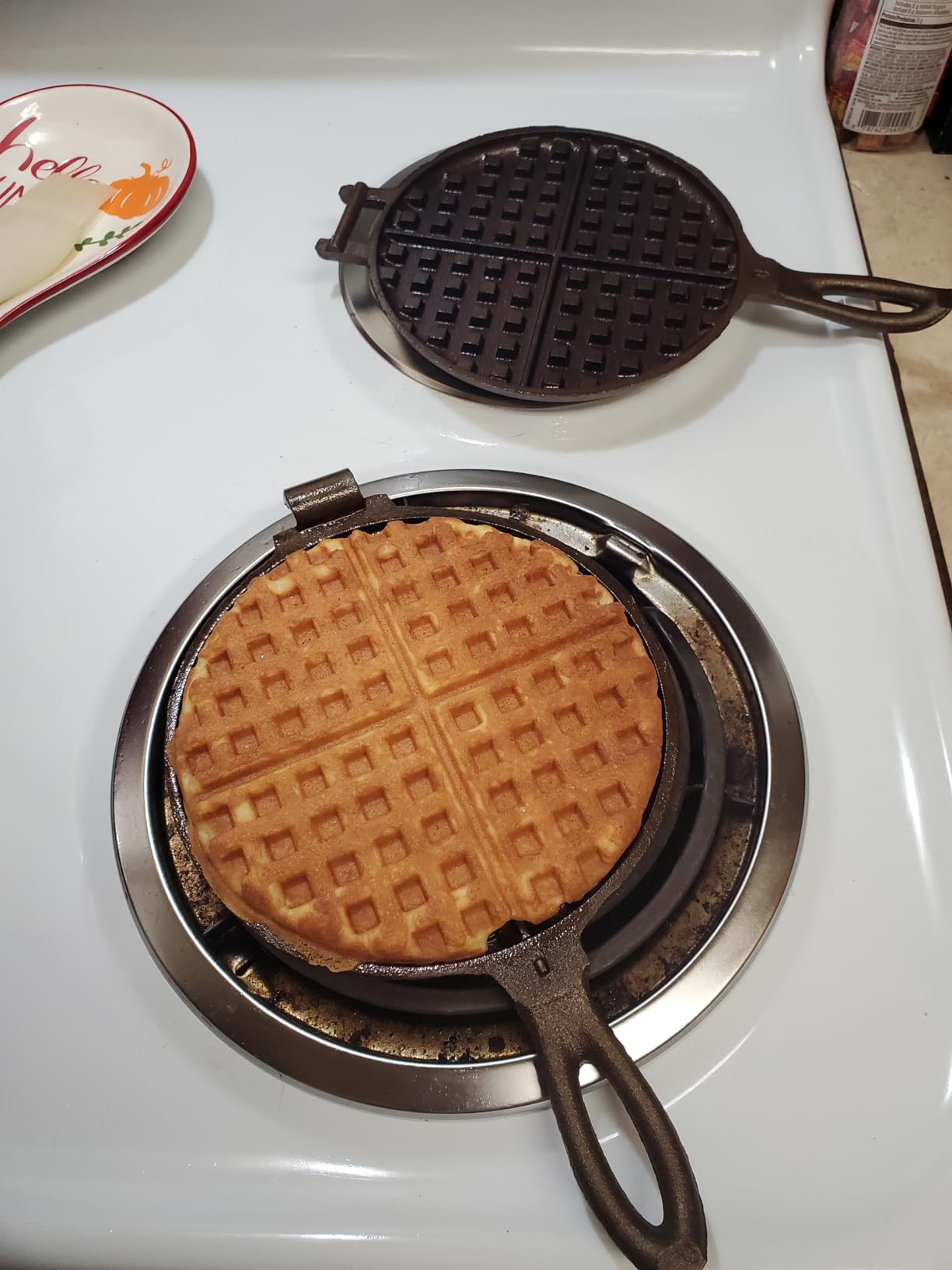 Rome's #1100 Old Fashioned Waffle Iron, Cast Iron customer photo 1