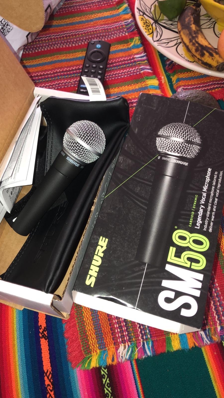 Shure SM58-LC Dynamic Vocal Microphone - Professional Handheld Cardioid XLR Mic for Singing, Live Performance, Studio Recording, Podcast and Broadcast, Black customer photo 2