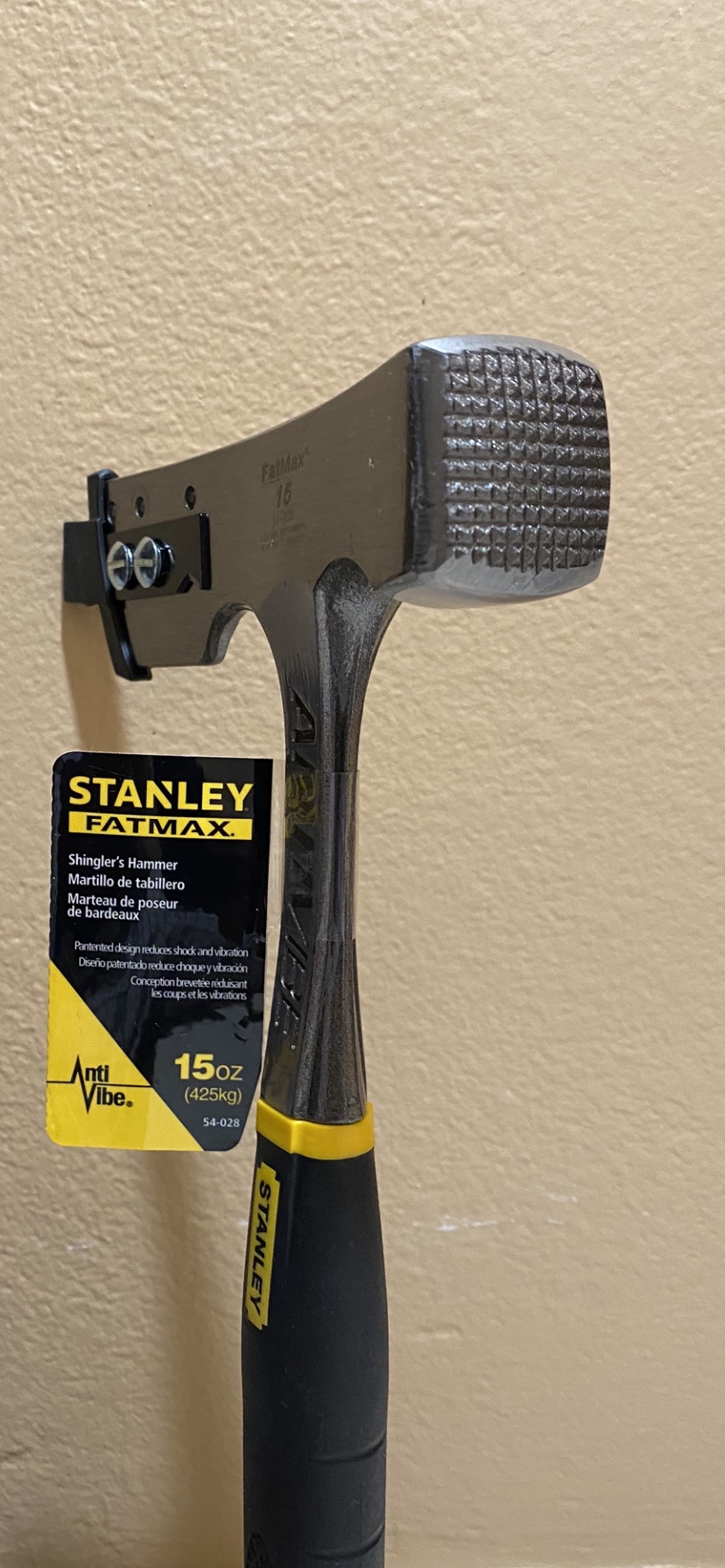 Stanley 54-028 FatMax AntiVibe Shingler Hatchet with Blade customer photo 1