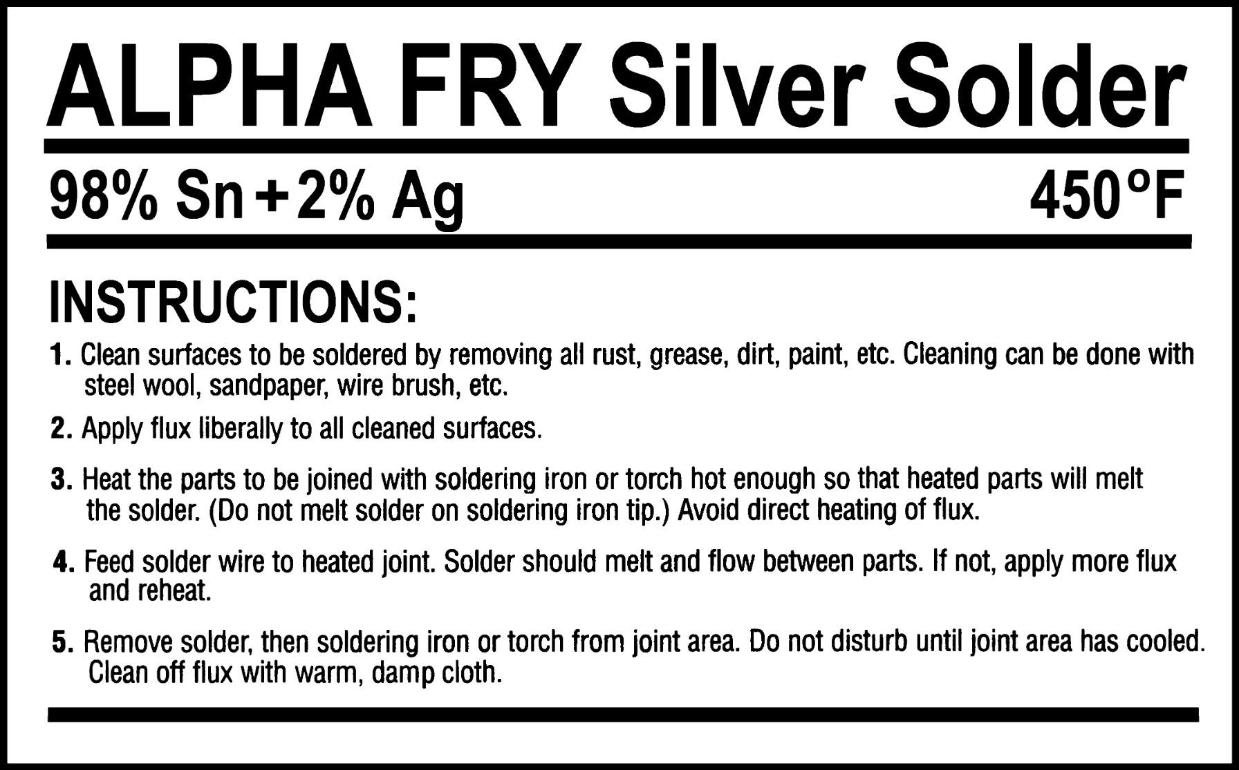 alpha fry AM53982 Cookson Elect Lead-Free Silver Solder and Flux Kit customer photo 1