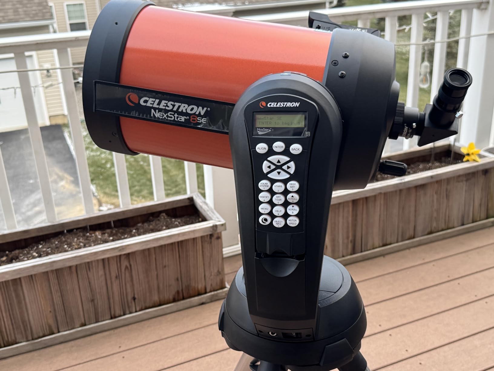 Celestron NexStar 6SE Computerized Telescope - 6-Inch Schmidt-Cassegrain Optical Tube - Fully Automated GoTo Mount with SkyAlign - Ideal for Beginners and Advanced Users - 40,000+ Object Database customer photo 2