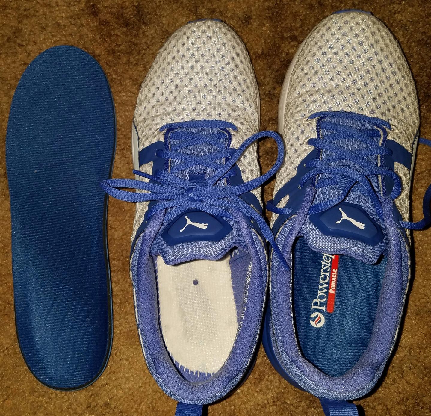 PowerStep Pinnacle Insoles - Orthotics for Plantar Fasciitis Relief - Made in USA Orthotic Insoles for Arch Support with Moderate Pronation - #1 Podiatrist Recommended customer photo 1