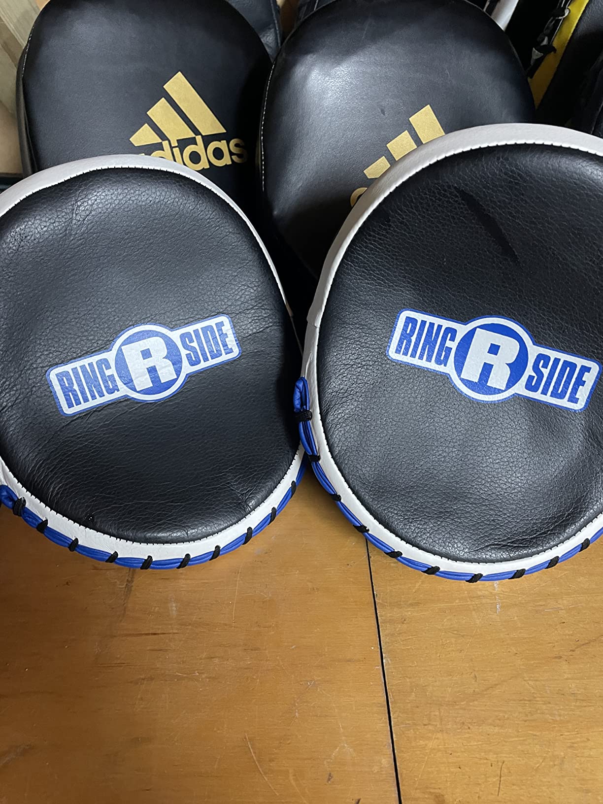 Ringside Gel Shock Micro Boxing Mitts - Precision Target Training Pads with Gel Shock Impact Absorption, Durable Leather Build, Breathable Mesh Palm for Comfort customer photo 2