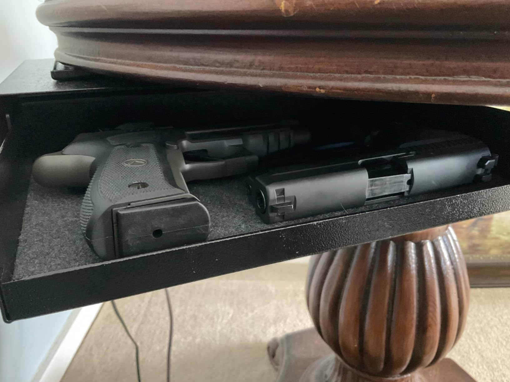 V-Line Hide Away Keyless Security System for Valubles and Firearms (Black 3912-S), 4.75 H x 12.75 W x 11.75 L customer photo 1
