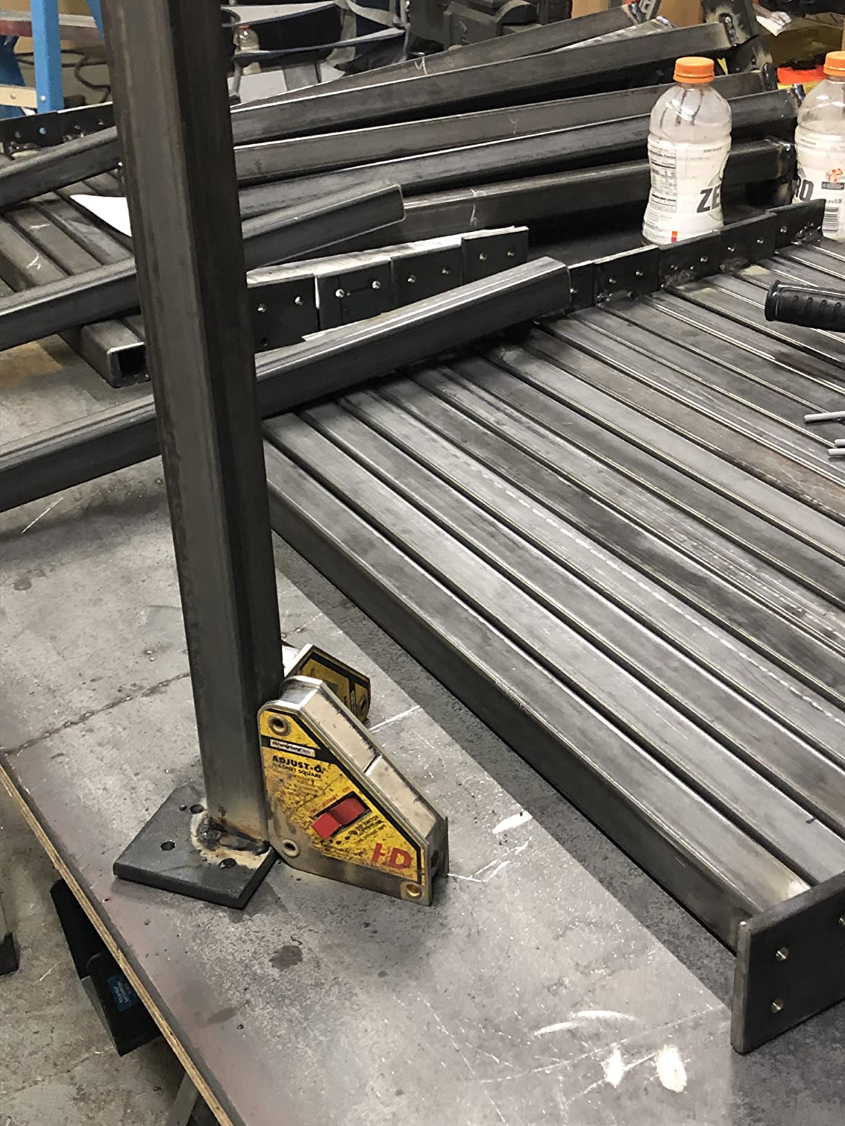 Strong Hand Tools MSA46-HD Adjust-O Heavy Duty Magnet Square, On/Off Switches, 65 lbs Pull Force, 4-3/8 Inch Length, 3-3/4 Inch Width, 1-1/8 Inch Height customer photo 2