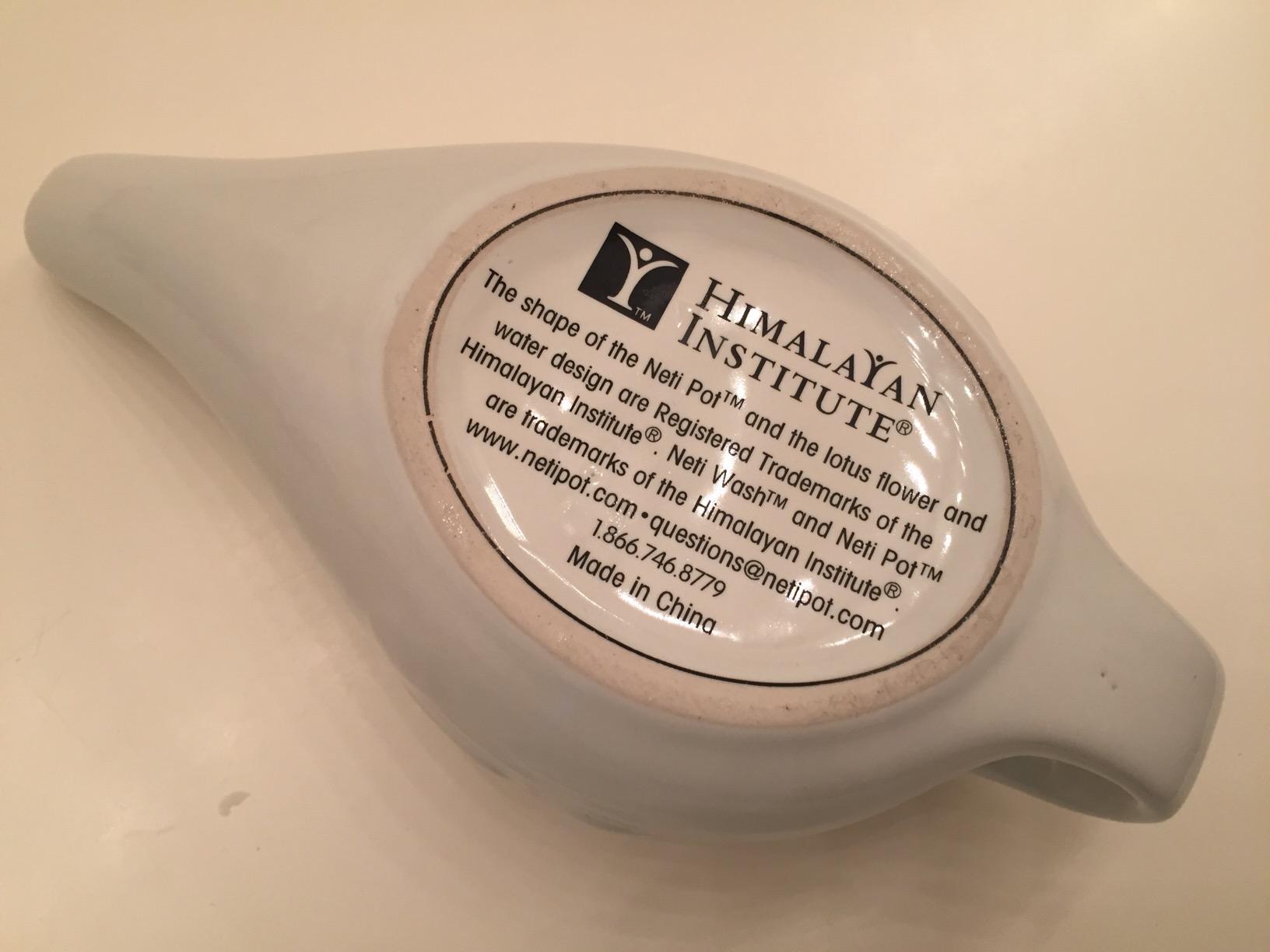 Himalayan Chandra Neti Pot Complete Sinus Cleansing System Starter Kit customer photo 2
