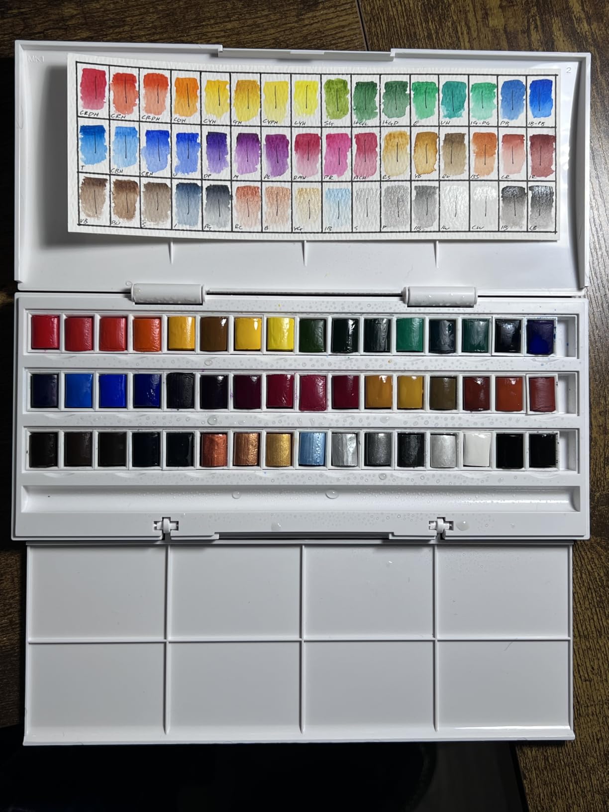 Winsor & Newton Cotman Watercolor Paint Set, Studio Set, 45 Half Pan w/ Brush customer photo 2
