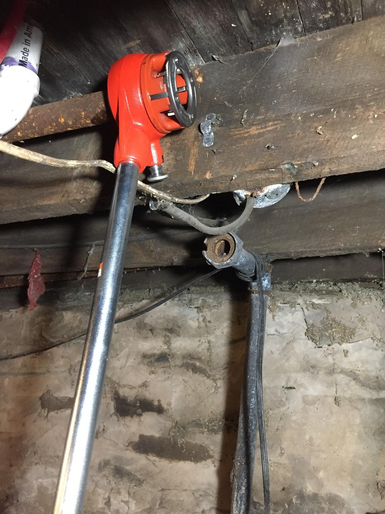RIDGID 30118 Manual Pipe Threader for Model 12-R, Manual Ratcheting Tap Handle customer photo 1