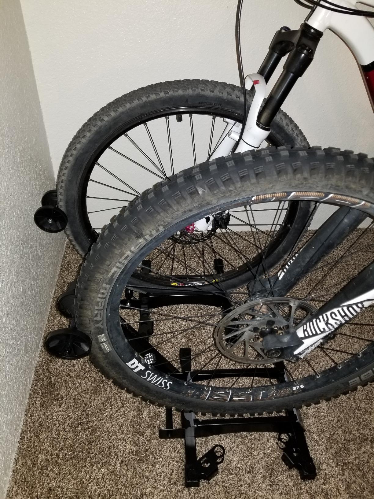 Feedback Sports Rakk Bike Storage Rack | Freestanding Floor Bicycle Stand | Black customer photo 1