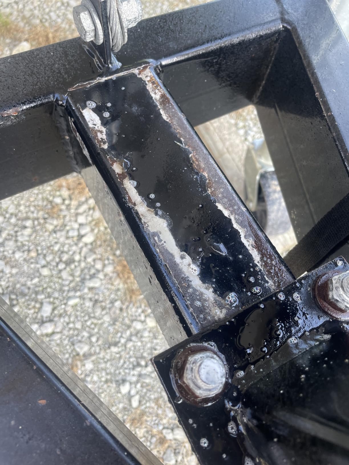 Stops Rust and Converts Rust Spots to Leave A Primed Surface Ready to Paint, Professional Rust Repair Manufactured in USA - Sprayer Included customer photo 2