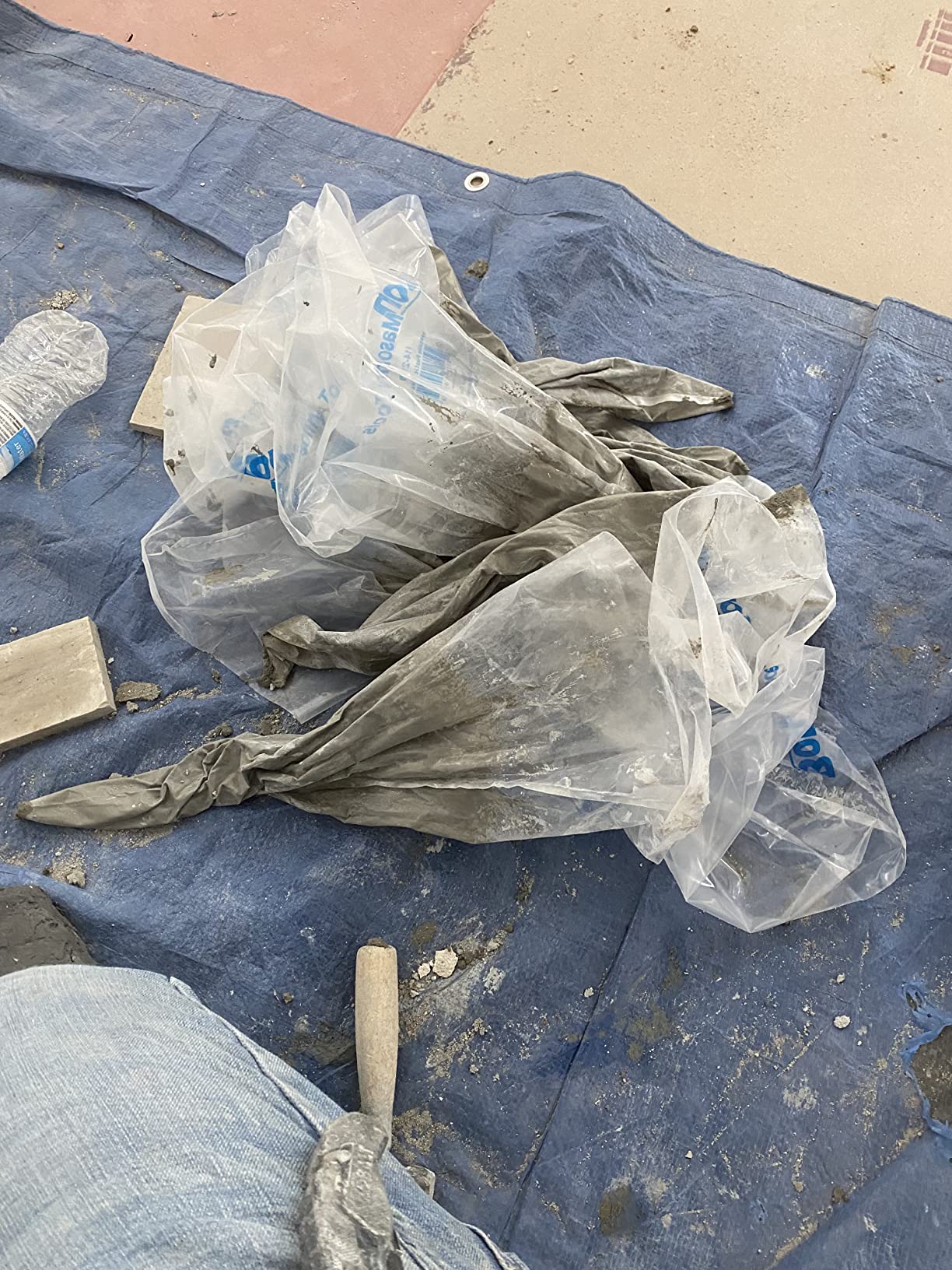 Bon Disposable Plastic Grout Bags Heavy Duty 21 in. x 11 in. Pack of 50 - Cut-to-Size Tips for Easy Mortar Application and Mess-Free Clean Up customer photo 2