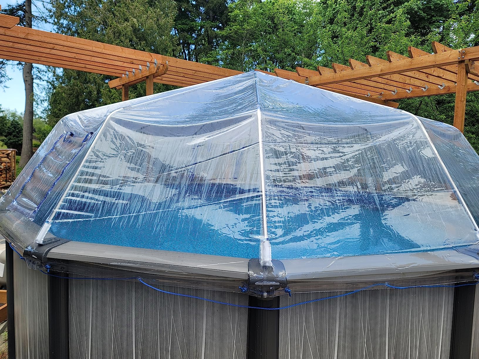 Sun Dome Pool Cover - 15 ft. Round 11 Panel Kit customer photo 2