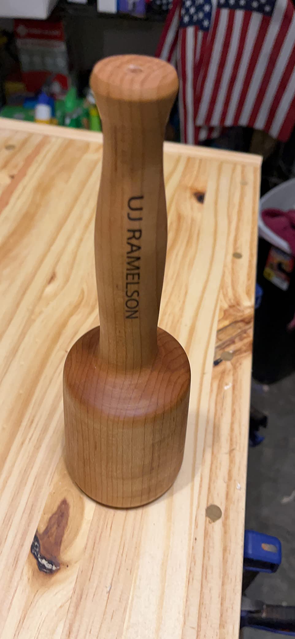 UJ Ramelson Rock Maple Mallet Made in USA customer photo 1