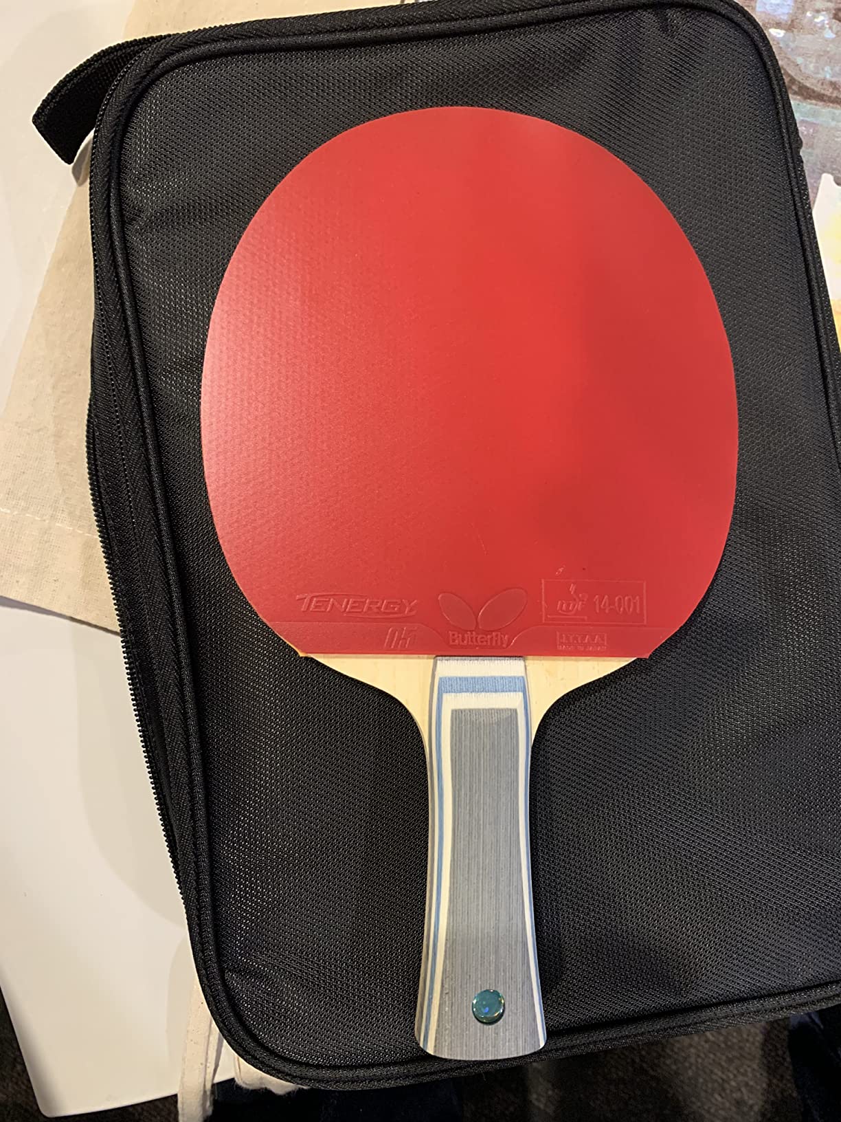 Butterfly Viscaria Table Tennis Blade - Butterfly ALC Blade - Professional Butterfly Table Tennis Blade - Available in FL, and ST handle styles - Made in Japan customer photo 2