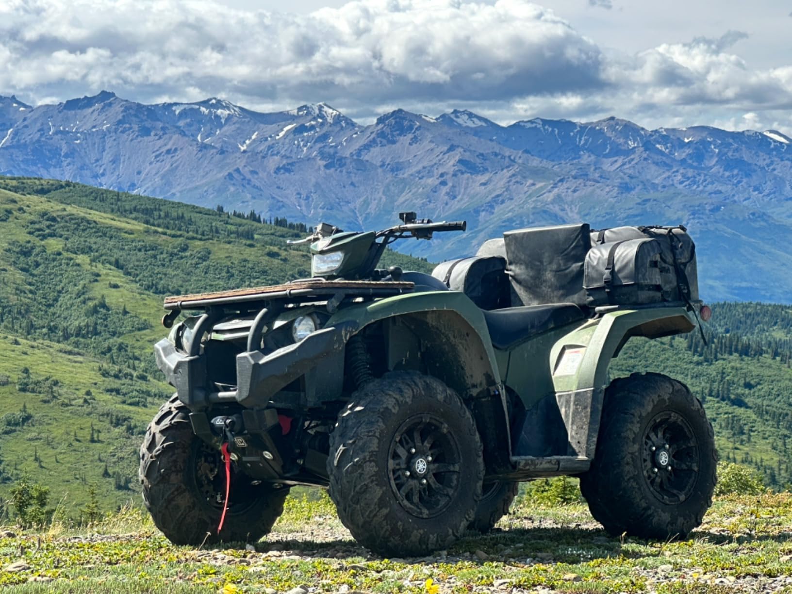 ATV TEK Arch Series Oversized Rear Rack Utility Pack, Padded ATV Cargo Bag - Kings Mountain Shadow Camo customer photo 2
