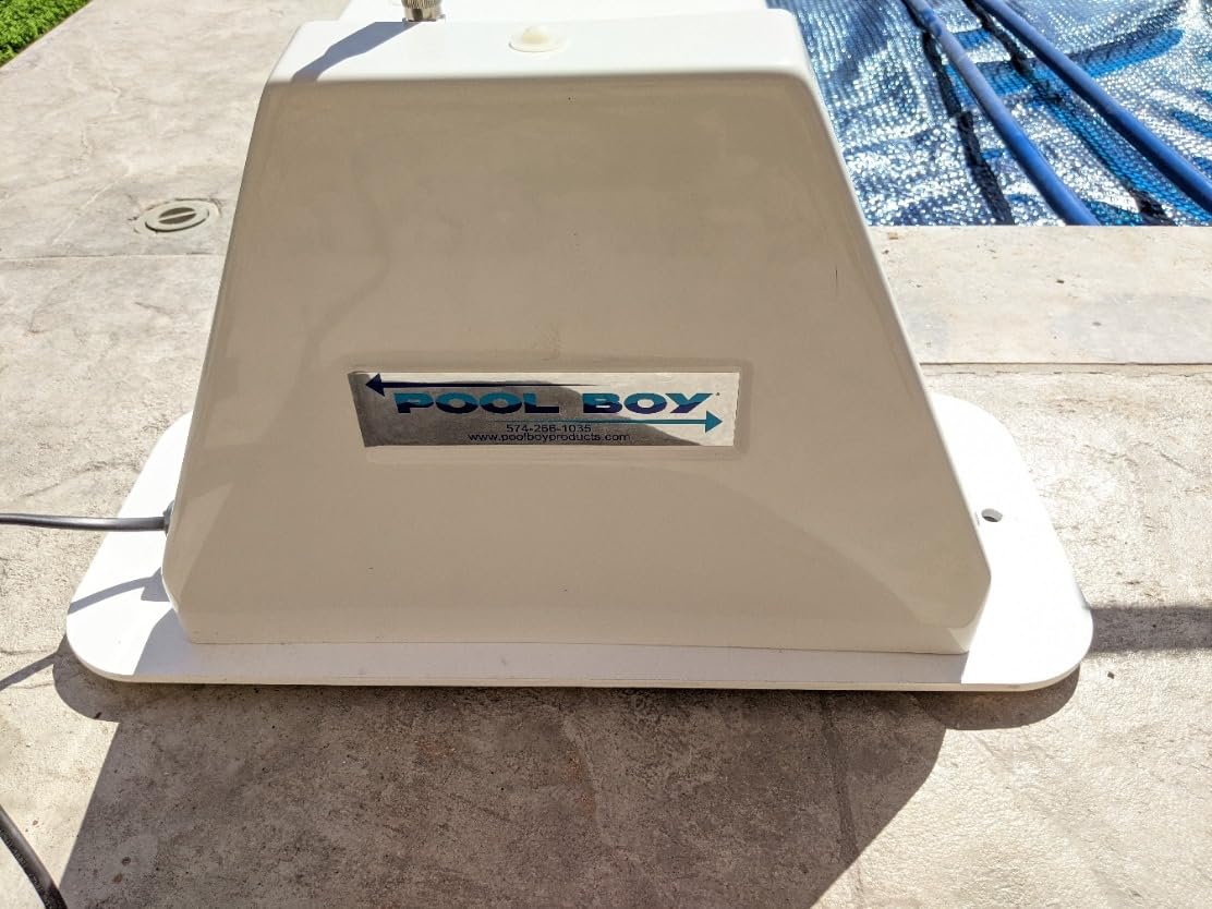 Pool Boy 1 Powered Pool Solar Blanket Reel - Extends and Retracts on The Click of a Button - Works on Inground Pools Up to 20 Feet Wide and 40 Feet Long customer photo 1
