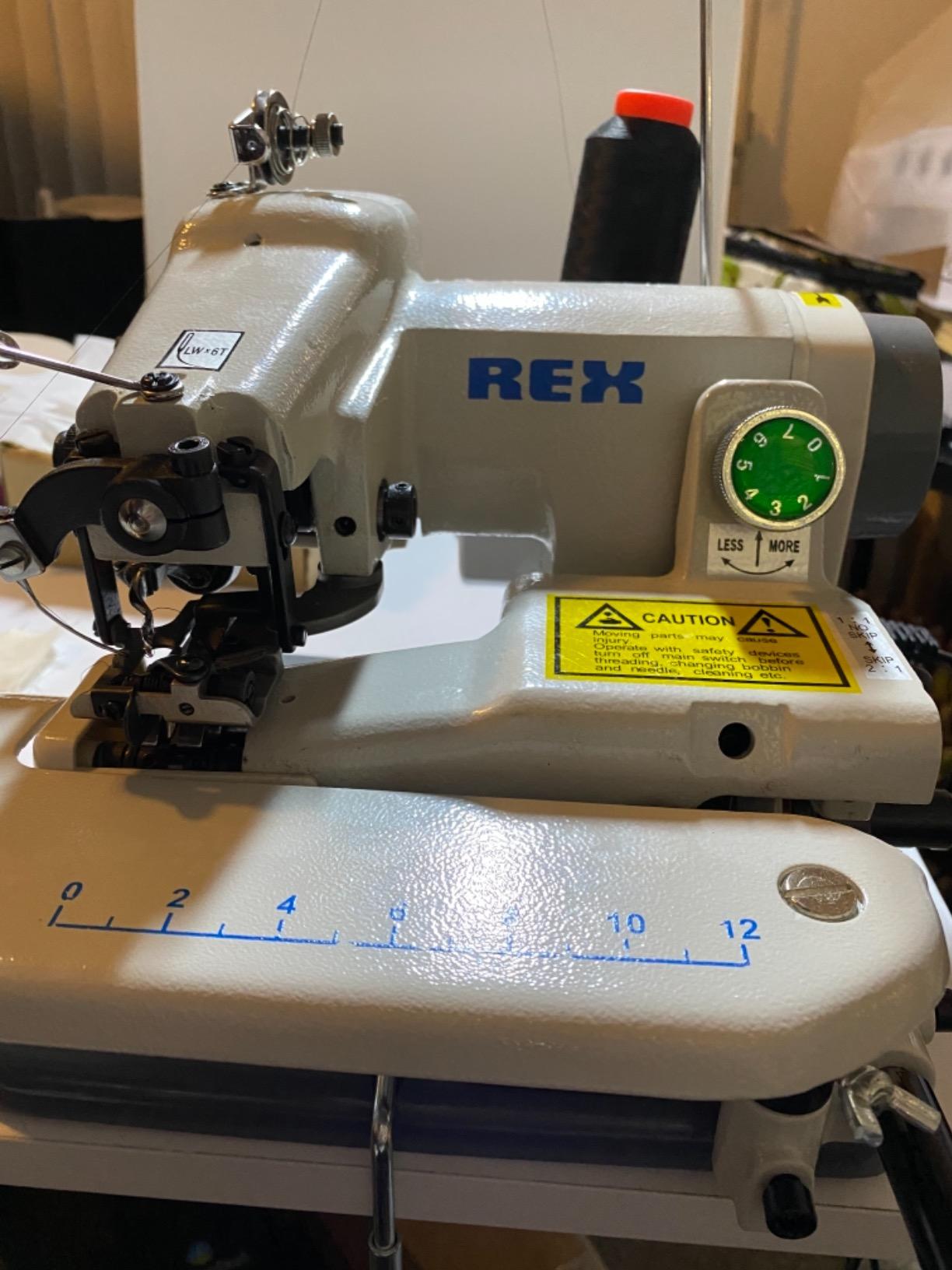 REX RX-518 All Metal Construction Portable Professional Grade Desktop Blindstitch, Cuffs, Hemming Dresses, Skirt and Coat Bottoms, Draperies Machine customer photo 1