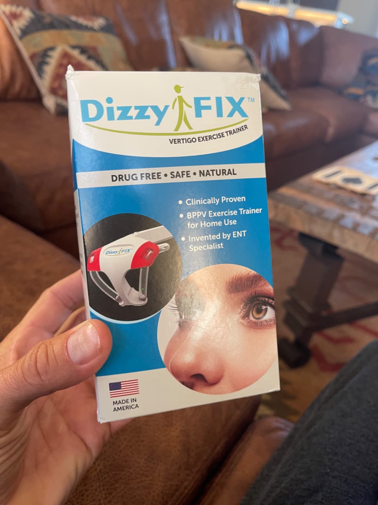 DizzyFIX Vertigo Relief Trainer for Benign Paroxysmal Positional Vertigo or BPPV, Inner Ear Balance Device for Particle Repositioning Maneuver, Non-Drug Solution & Relieves Dizziness customer photo 1
