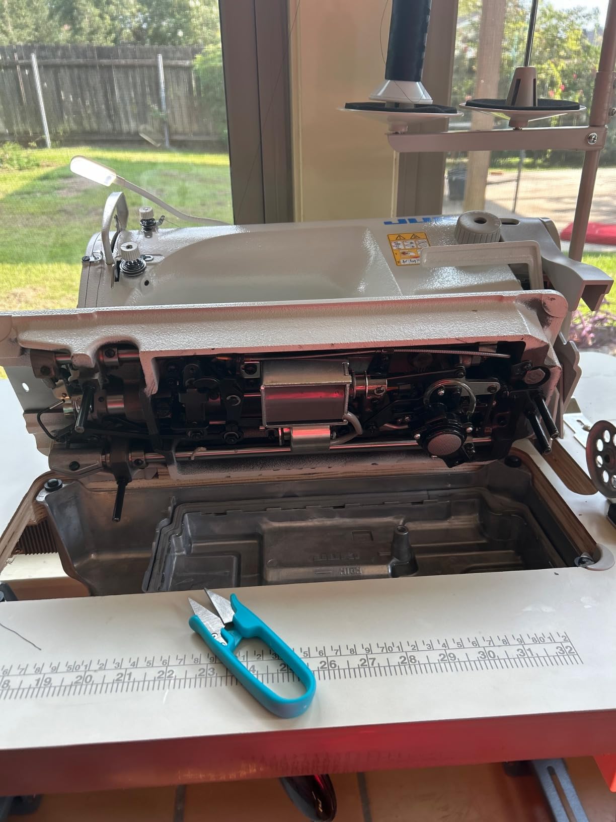 Juki DDL-8700-7 Industrial Straight Stitch Sewing Machine with Undertrimmer customer photo 1