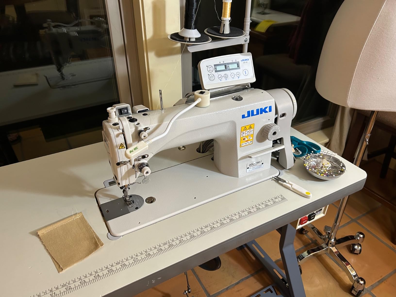 Juki DDL-8700-7 Industrial Straight Stitch Sewing Machine with Undertrimmer customer photo 2