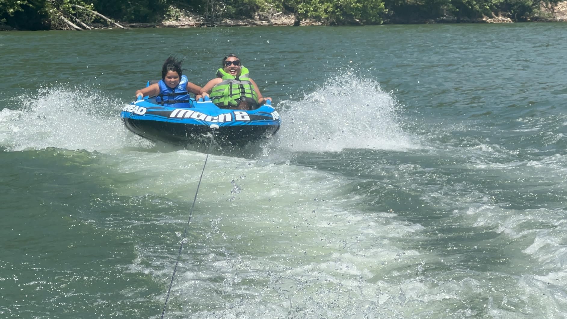 Airhead Mach | Towable Tube for Boating - 1, 2, and 3 Rider Sizes customer photo 2