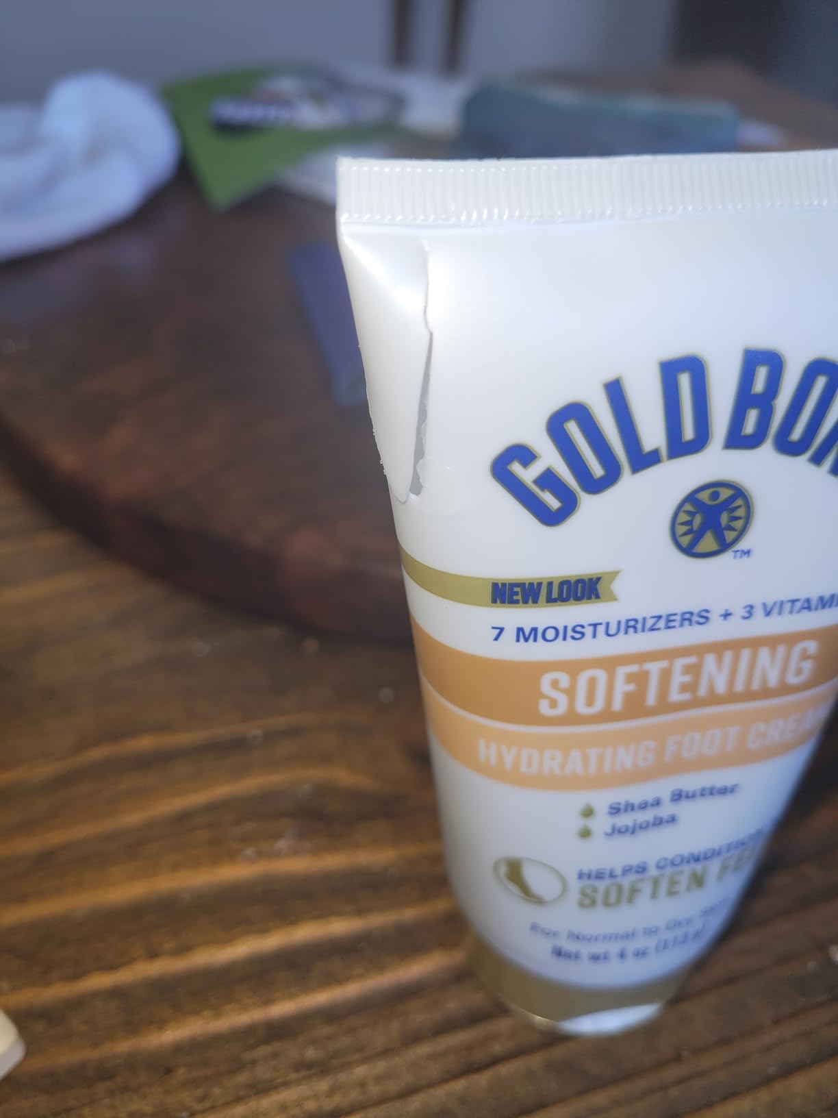 Gold Bond Softening Foot Cream, 4 oz., Foot Lotion with Shea Butter to Soften Rough & Dry Feet customer photo 2