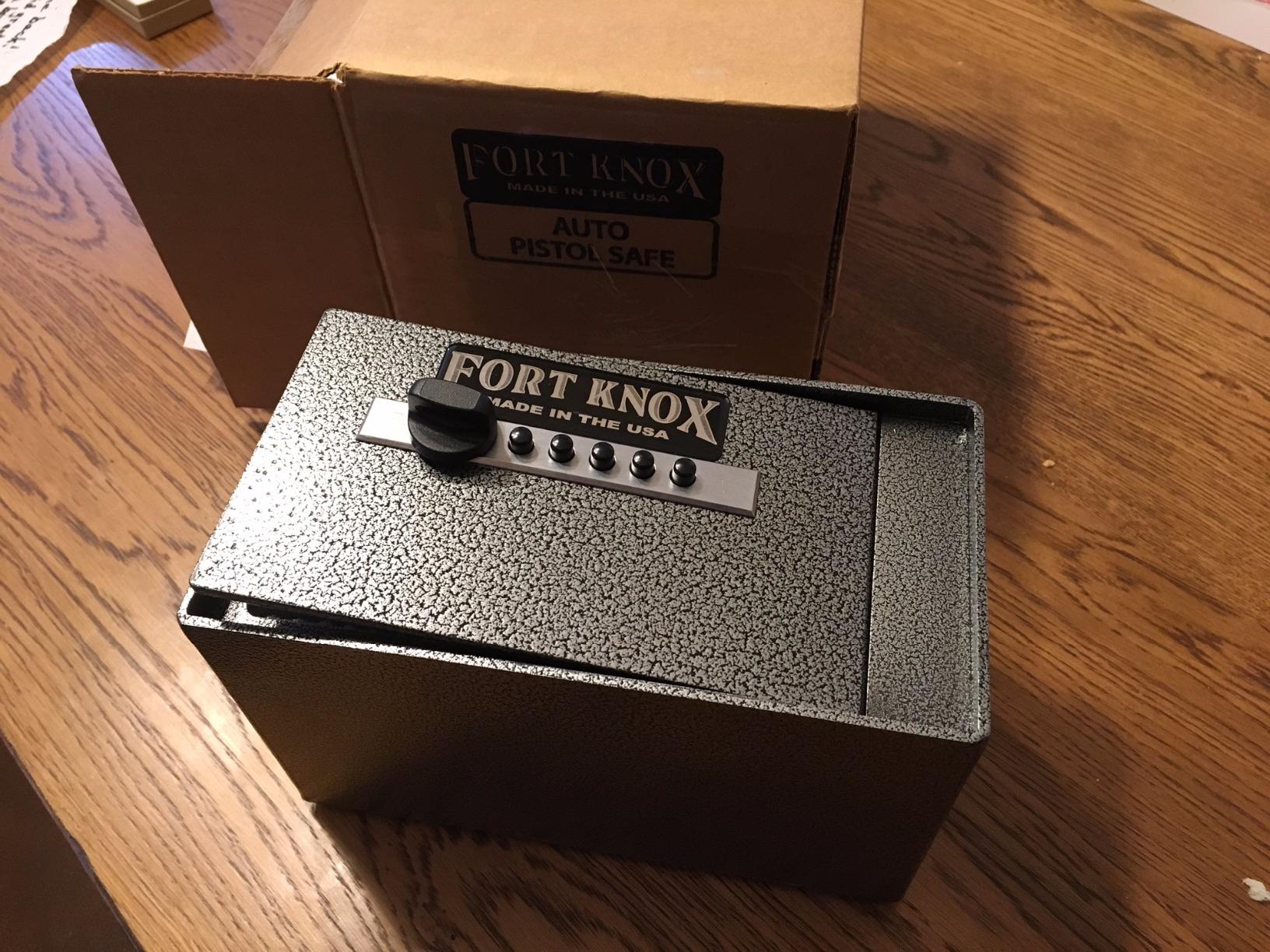 Fort Knox FTK-AUTO Security Pistol Box for pistols, handgun, California DOJ Certified, Quick-Access Mechanical Lock, Heavy-Duty Steel customer photo 1