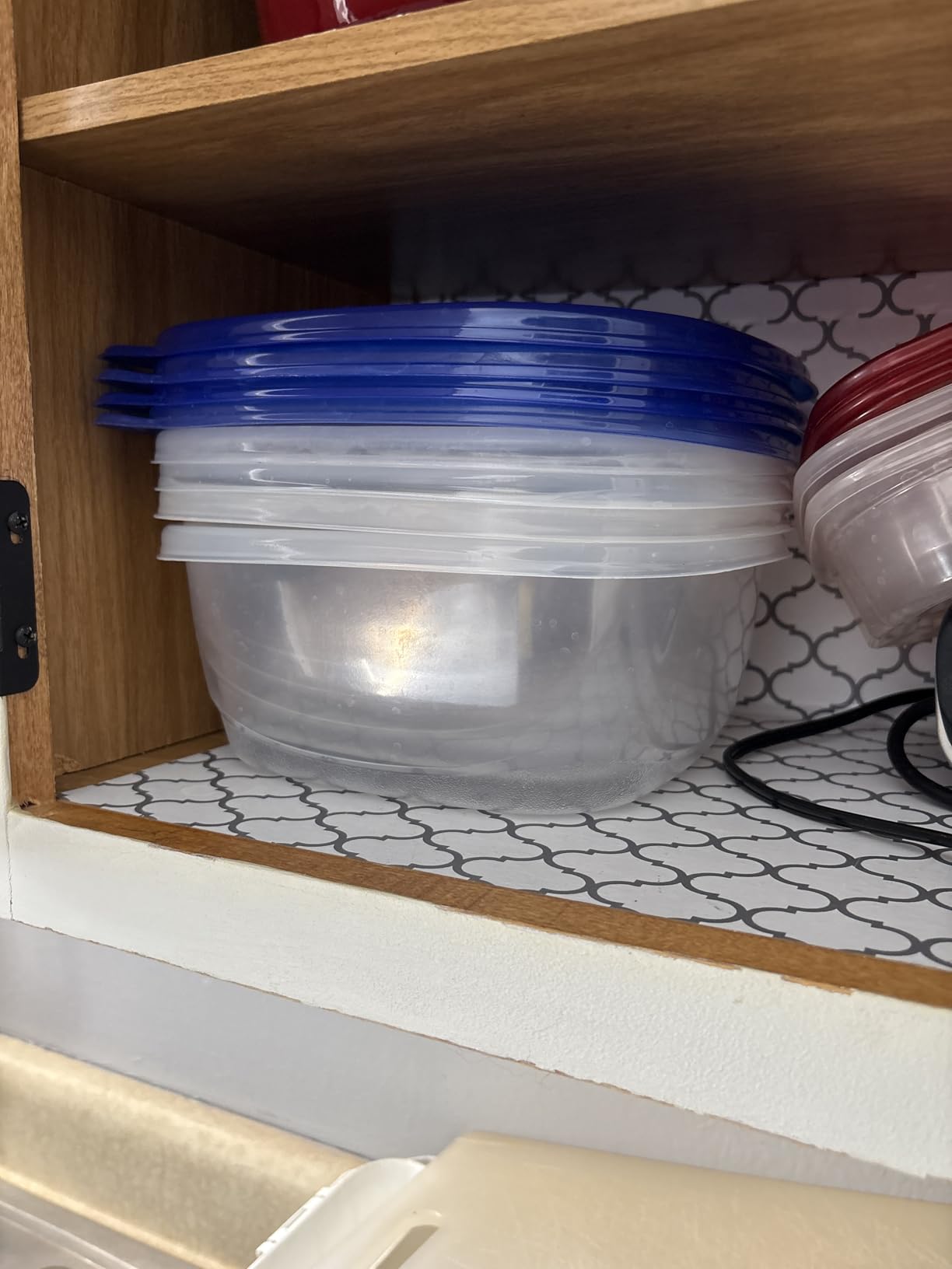 Glad GladWare Medium Rectangle Food Storage Containers with Lids, Airtight Leak-Resistant Plastic Containers for Soup Salad Meal Prep, Microwave Dishwasher Freezer Safe, 24 Oz, 5 Count customer photo 1