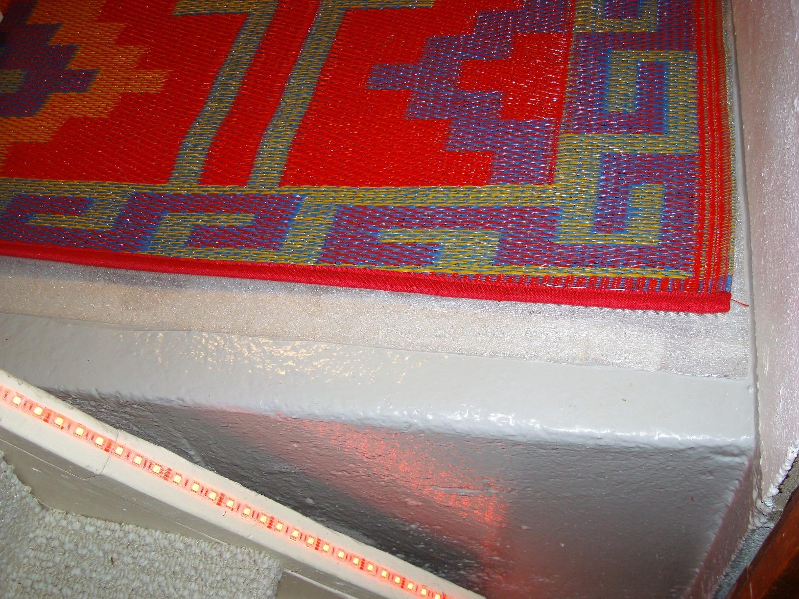 Fab Habitat Outdoor Rug - Waterproof, Fade Resistant, Crease-Free - Premium Recycled Plastic - Vintage Kilim - Porch, Deck, Balcony, Mudroom, Laundry Room, Patio - Lhasa - Orange & Violet - 3 x 5 ft customer photo 1