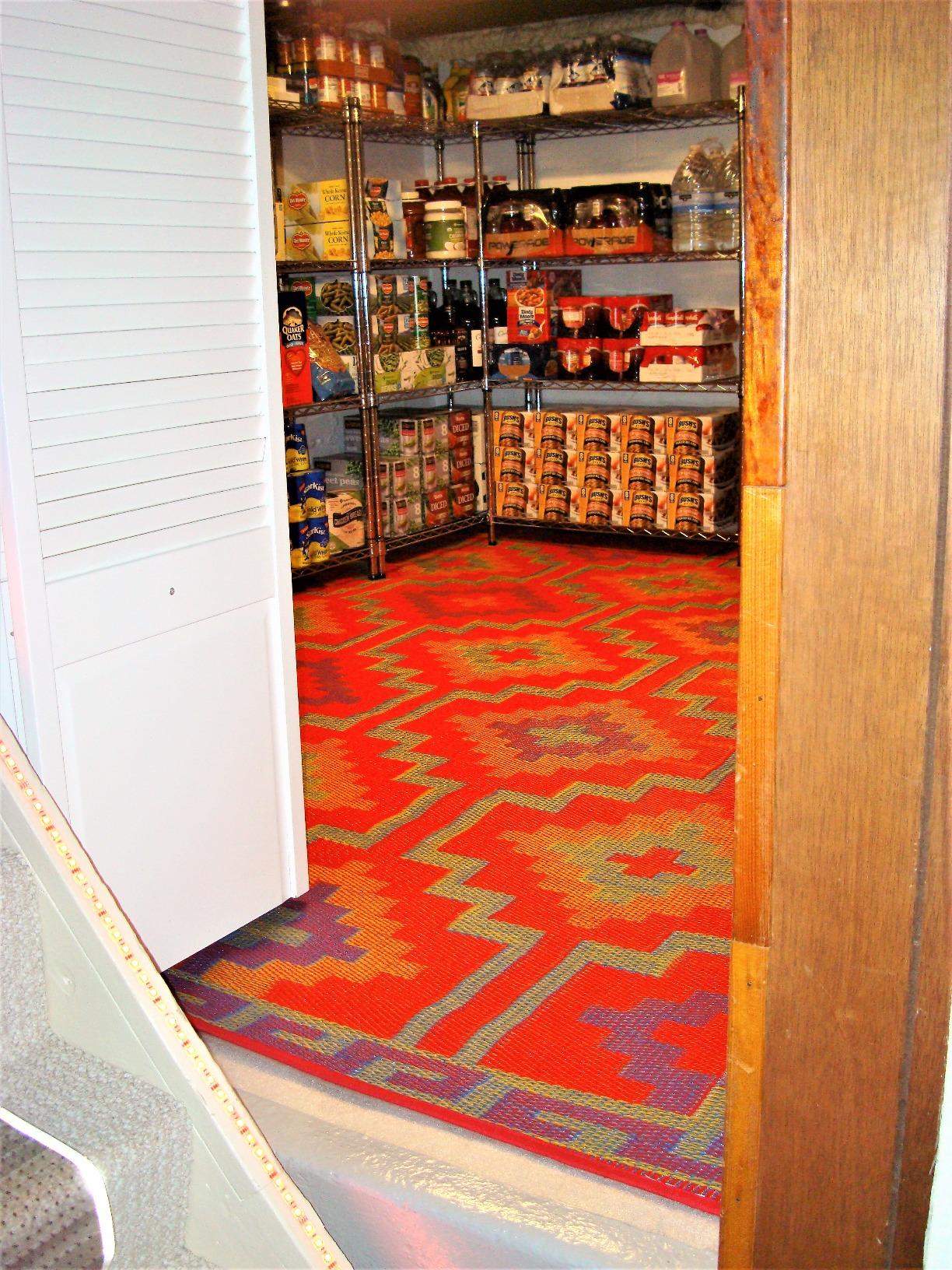 Fab Habitat Outdoor Rug - Waterproof, Fade Resistant, Crease-Free - Premium Recycled Plastic - Vintage Kilim - Porch, Deck, Balcony, Mudroom, Laundry Room, Patio - Lhasa - Orange & Violet - 3 x 5 ft customer photo 2