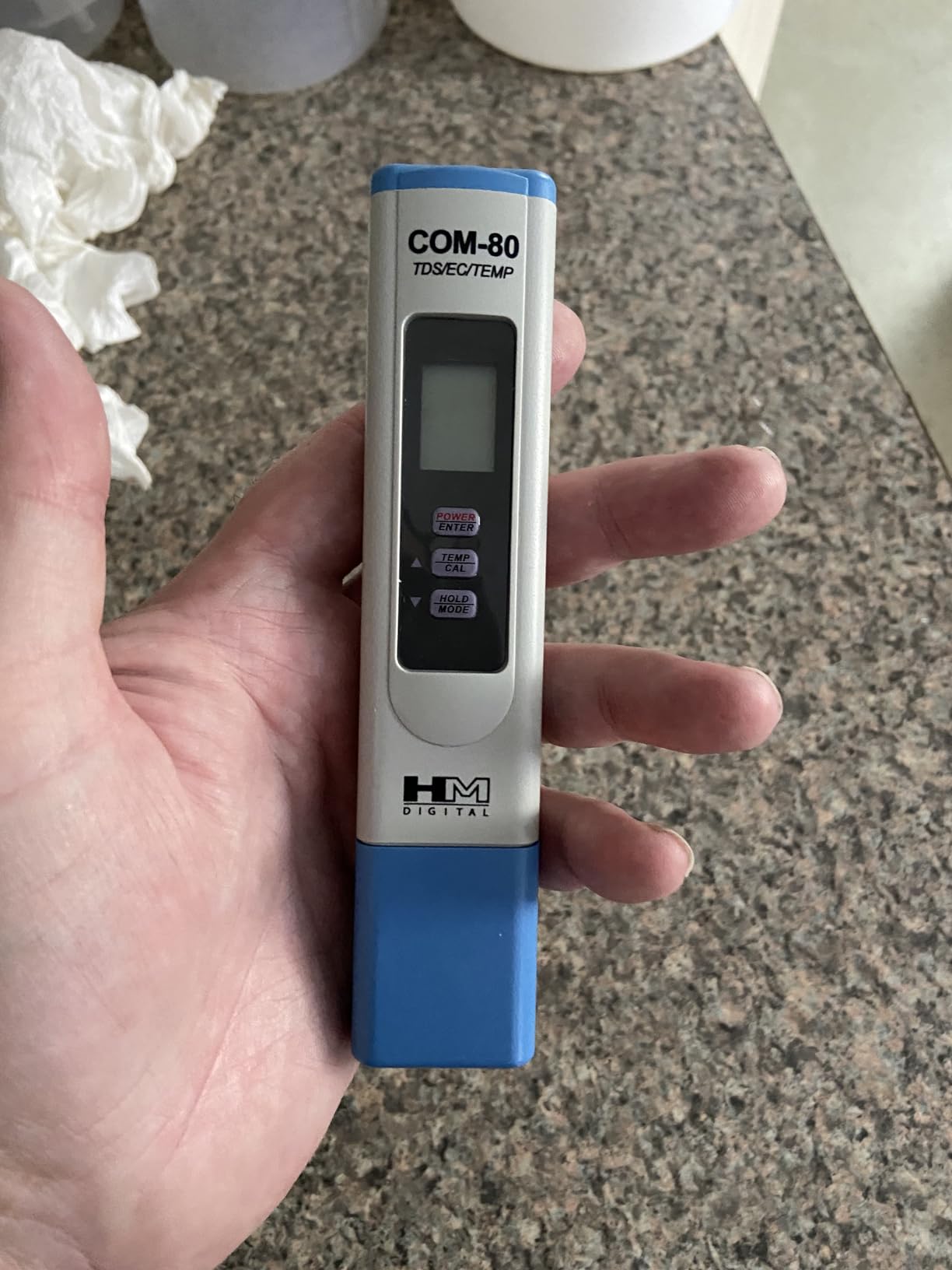 HM Digital COM-80 Electrical Conductivity (EC) and Total Dissolved Solids Hydro Tester, 0-5000 ppm TDS Range customer photo 1