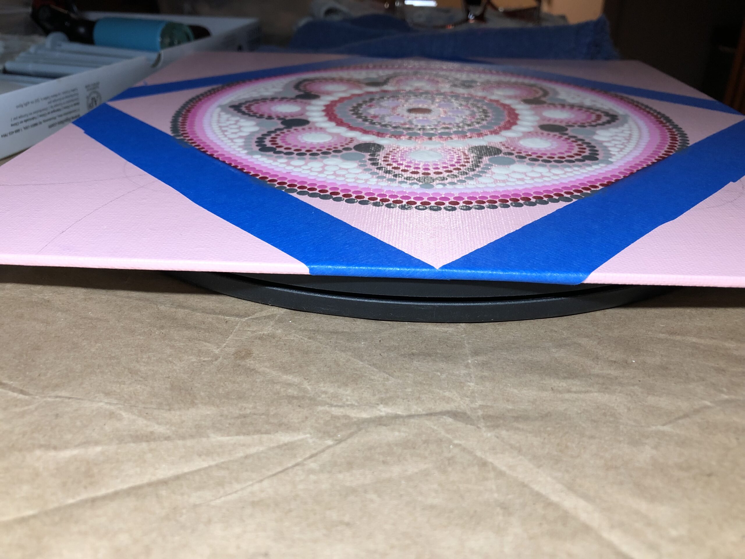 12 Inch Heavy Duty Rotating Swivel Steel Ball Bearings Stand Monitor/TV/Turntable/Lazy customer photo 2