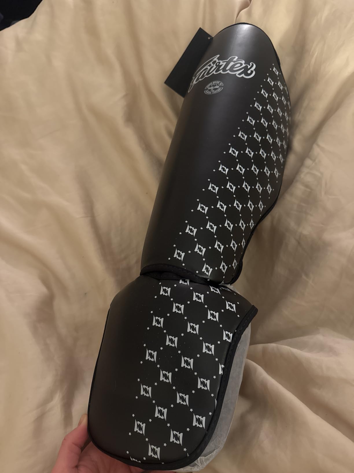 Fairtex SP5 Muay Thai Shin Guards for Men, Women, Kids | Shinguards are Premium, Lightweight & Durable | Extended Protection customer photo 2