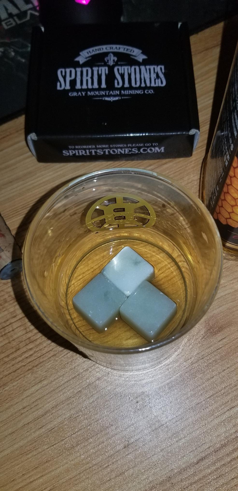 Set of 10 whiskey Chilling Rocks 100% Pure Soapstone cubes customer photo 2