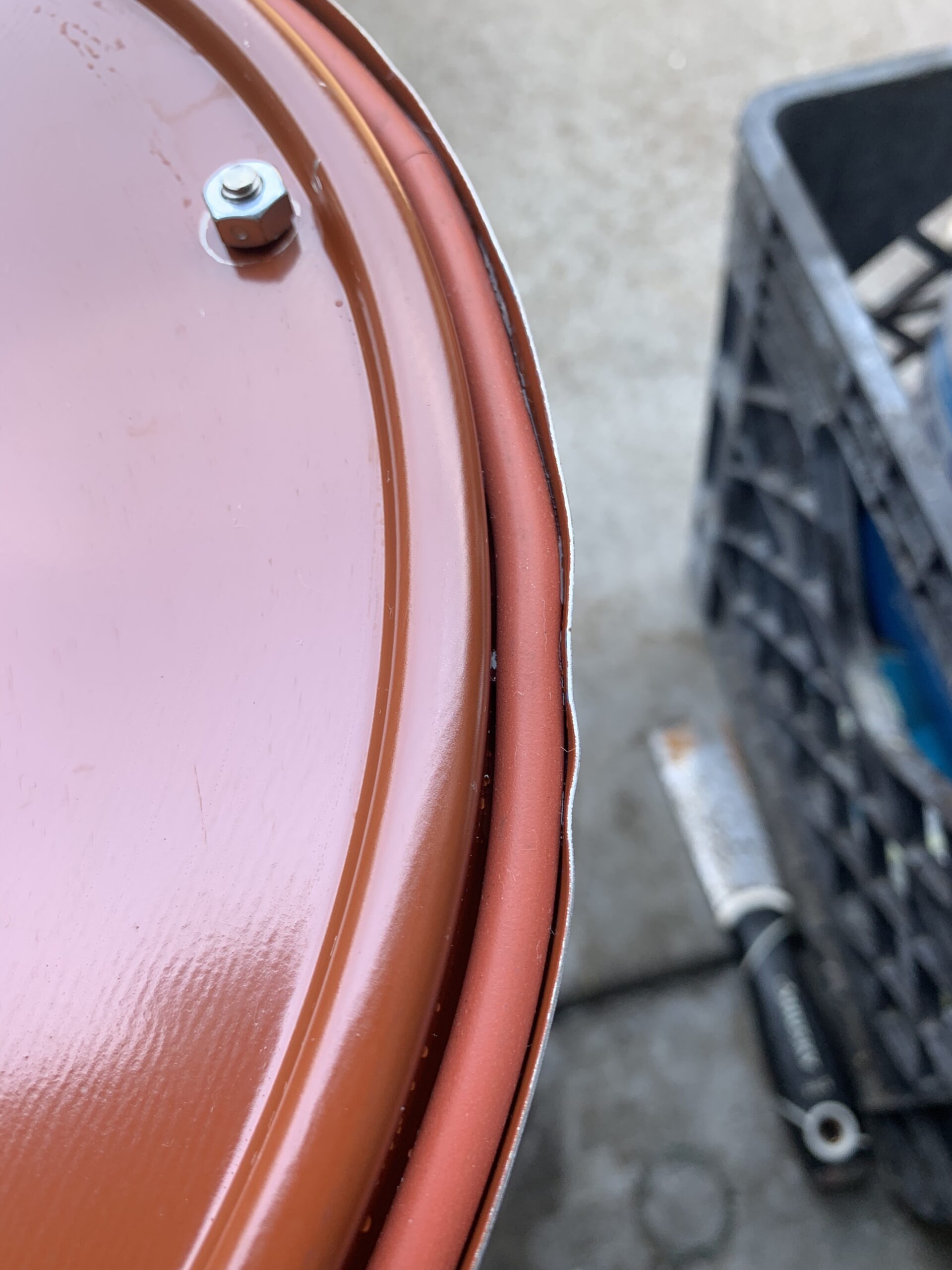 MirOil Oil Grease Bucket & Filter Pot, Silver (7 Gallon) - Fryer Container w/Lid Lock & Clip, Food Grade Interior Coating - Hot Grease Collection Pot - Made In USA - Model #60L customer photo 2