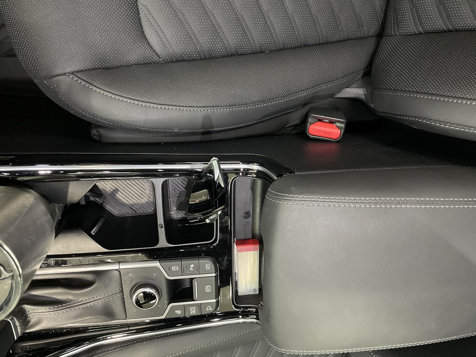 Drop Stop - The Original Patented Car Seat Gap Filler (AS SEEN ON Shark Tank) - Set of 2 and Slide Free Pad and Light customer photo 1