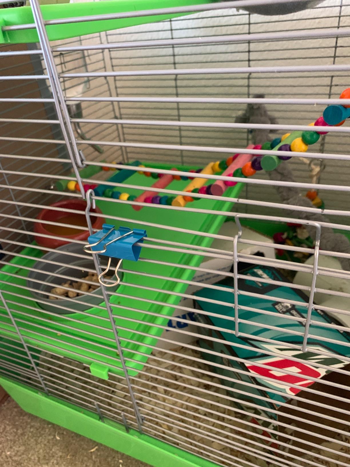 Kaytee My First Home Multi-Level Exotics Habitat for Pet Chinchillas, Rats, Degus, Sugar Gliders and Other Exotic Small Animals customer photo 2