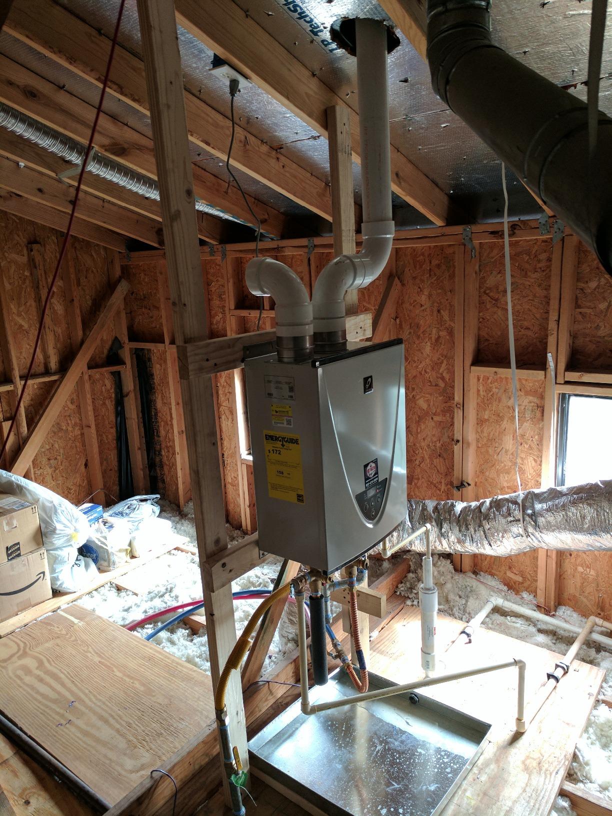 T-H3S-DV-N Condensing High Efficiency Natural Gas Indoor Tankless Water Heater, 8-Gallon Per Minute customer photo 2