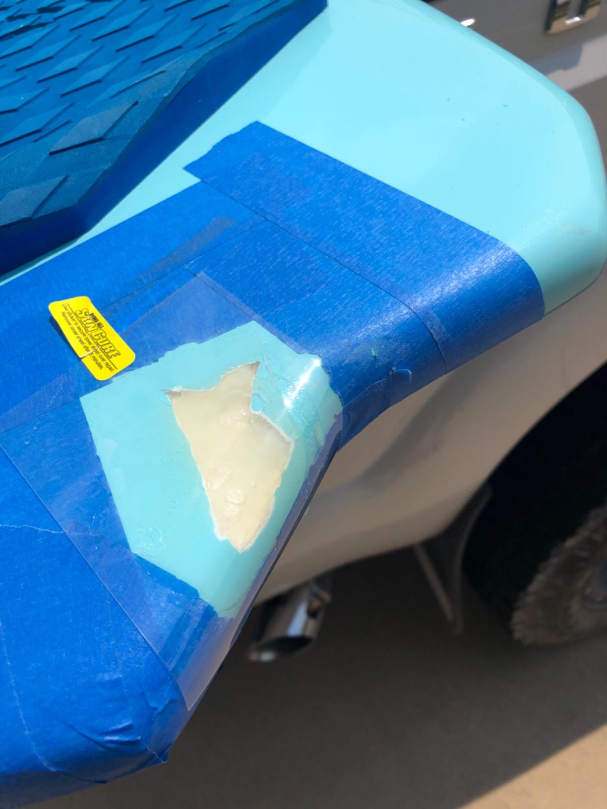 Ding All Super Stand Up Paddle Board (SUP) Epoxy Repair Kit with a Superior, Eco-Friendly and Non Yellowing Formula for Small to Medium Ding Repairs customer photo 4