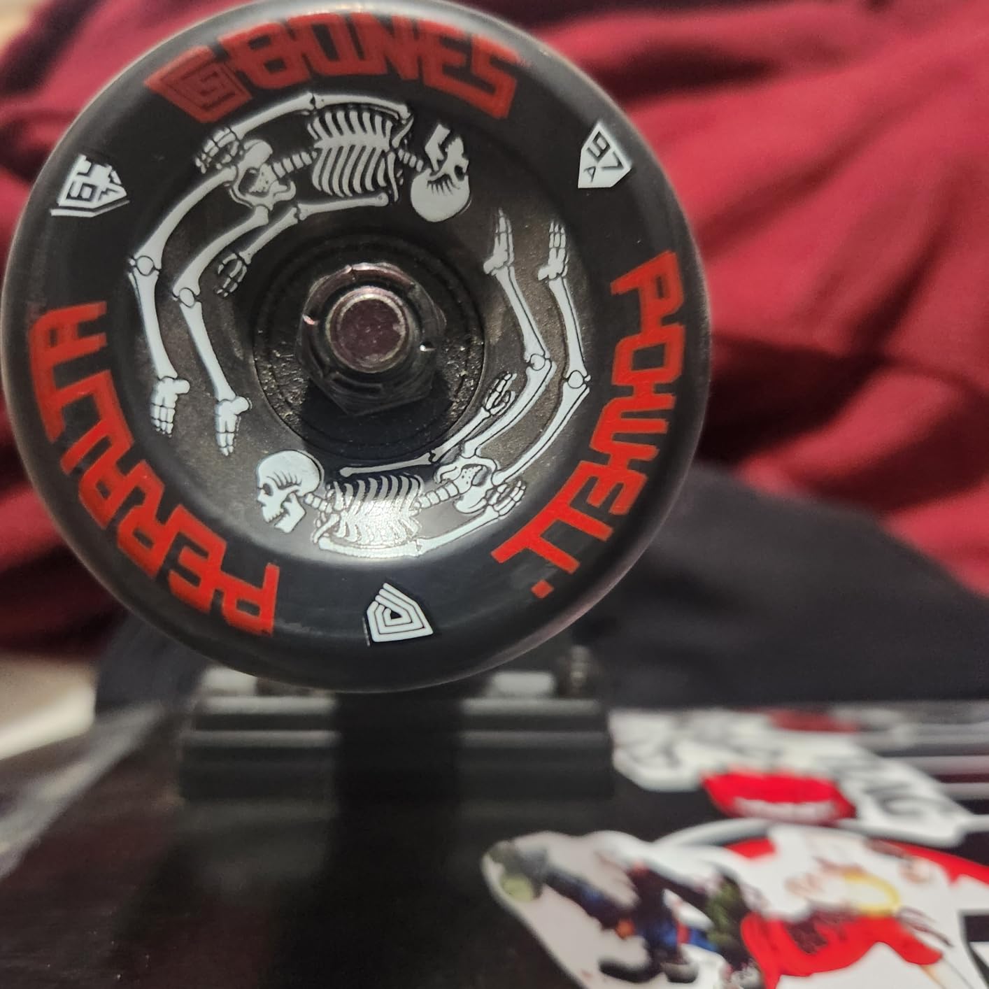 Spitfire Skateboard Wheels Cheapshots Bearings - Includes 8 Bearings and Bighead Sticker - Removable Black Shields - for All Types of Skateboarding - Fits All Trucks and Wheel Combos customer photo 2