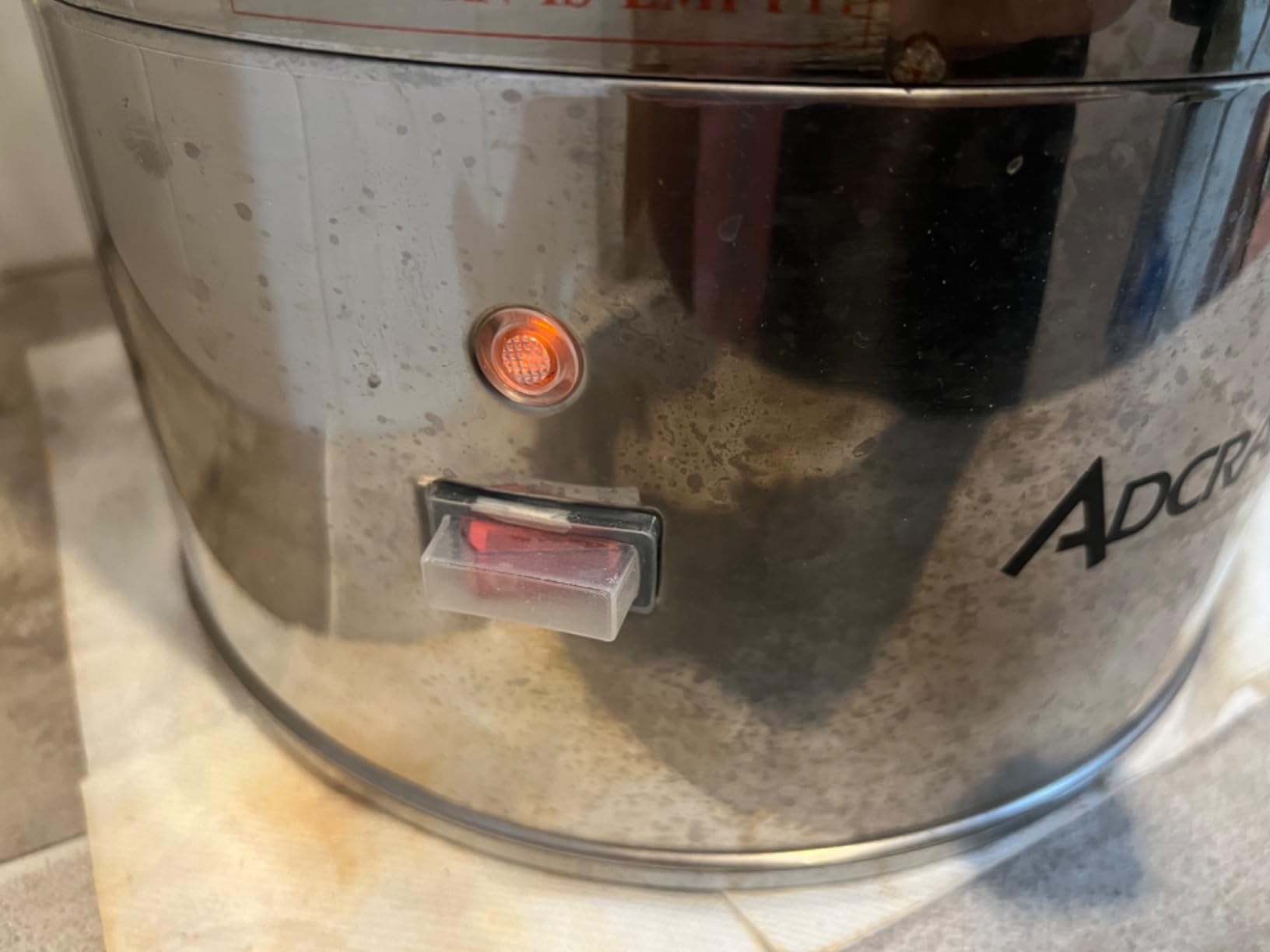 Adcraft Hot Water Dispenser Boiler, 100 Cup, in Stainless Steel (WB-100) customer photo 1